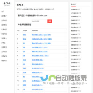 散户无忧