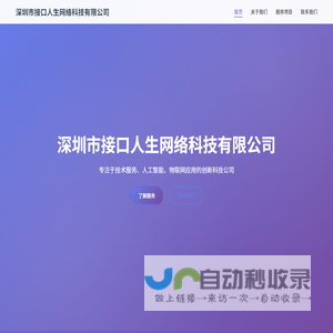 深圳市接口人生网络科技有限公司