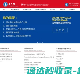 外贸网站建设