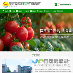 南阳市宛城区新新天然矿植物制品厂