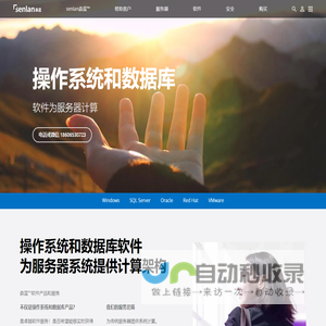 杭州正版软件产品和服务,操作系统软件,数据库软件,软件代理,senlan森蓝™