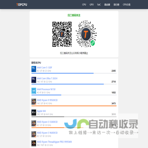 CPU和GPU显卡的规格对比与性能评级