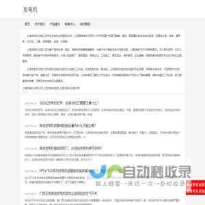 上海发电机出租