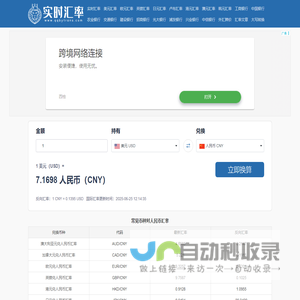 实时汇率网