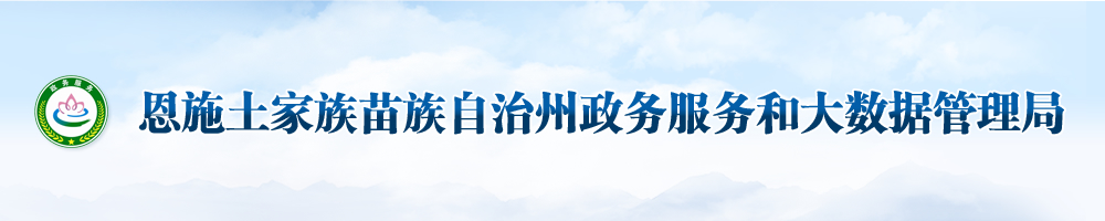 恩施土家族苗族自治州政务服务和大数据管理局